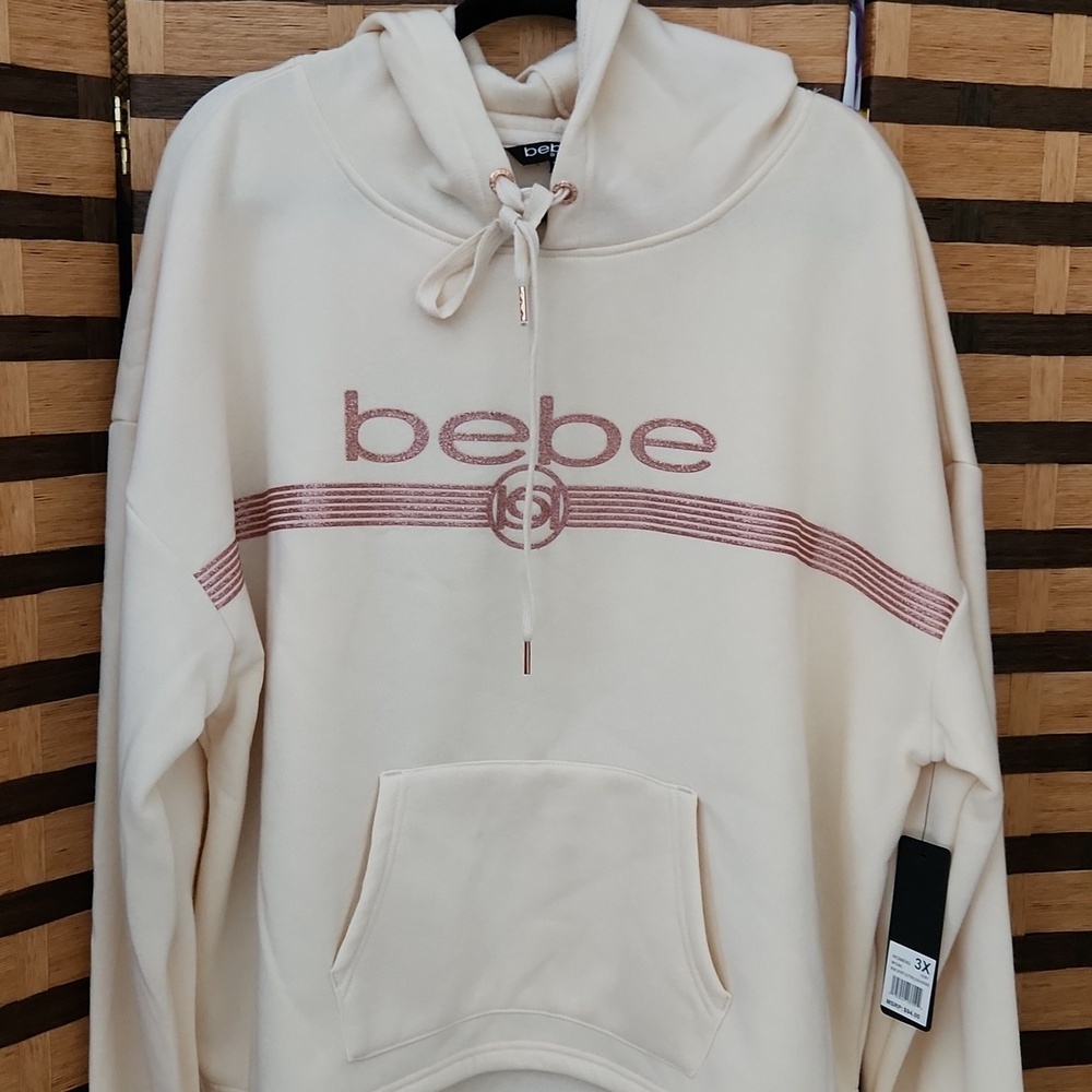NWT! Bebe fleece hoodie